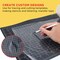 6" x 30' Frisket Masking Film Roll - Self-Adhesive Semi-Transparent Medium-Tack for Artists, Airbrush Graphics, Automotive Painting, Stencil Making, Design Transfer
